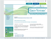 Tablet Screenshot of green-ventures.com